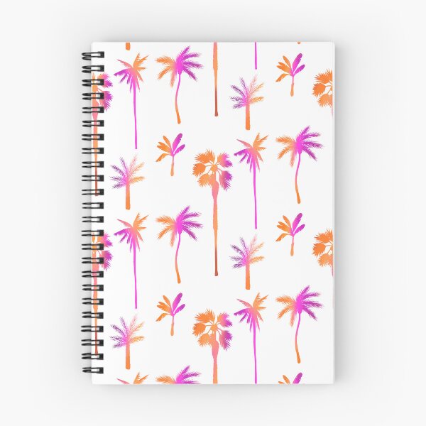 Item preview, Pink and Orange Watercolor Palm Trees designed and sold by Upbeat-Cryptid.