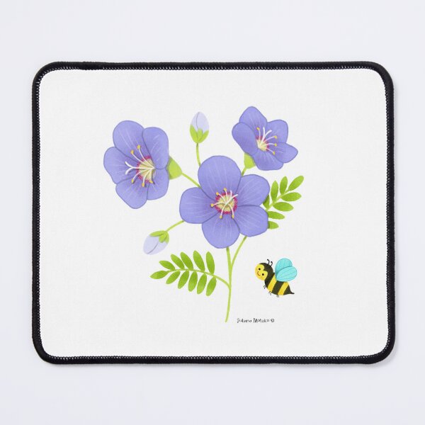 Item preview, Jacobs Ladder Flowers and Bee designed and sold by julianamotzko.