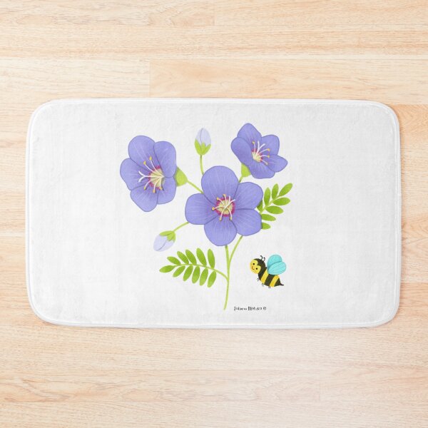 Item preview, Jacobs Ladder Flowers and Bee designed and sold by julianamotzko.