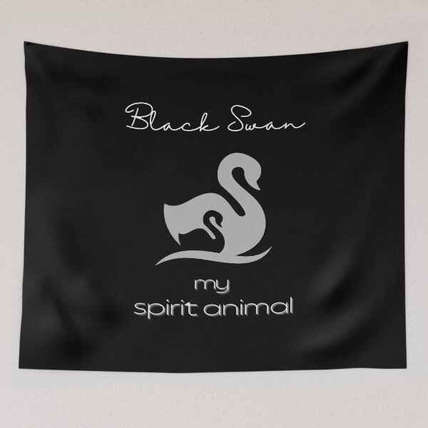 Item preview, Black Swan totem spirit animal T-shirt designed and sold by MagicWolfStar.