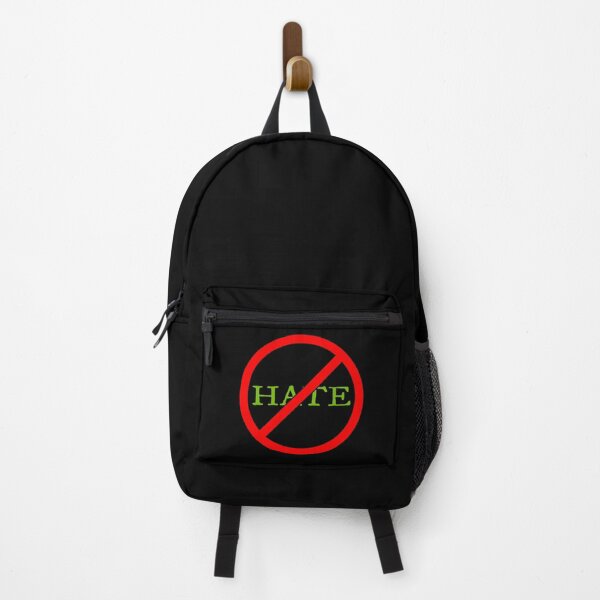 Item preview, No hate - hate with red circle and cross designed and sold by Signs for Dark Times.