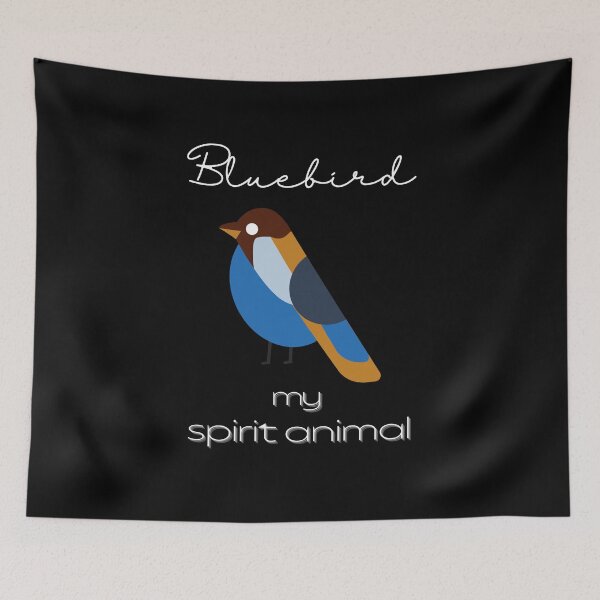 Item preview, Bluebird totem spirit animal A-line Dress designed and sold by MagicWolfStar.