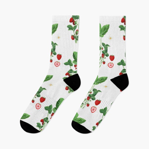 Item preview, Strawberries Botanical Illustration designed and sold by Threeleaves.