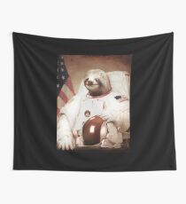 Sloth Astronaut Wall Tapestry