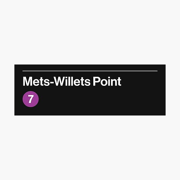 Mets - Willets Point Station Photographic Print