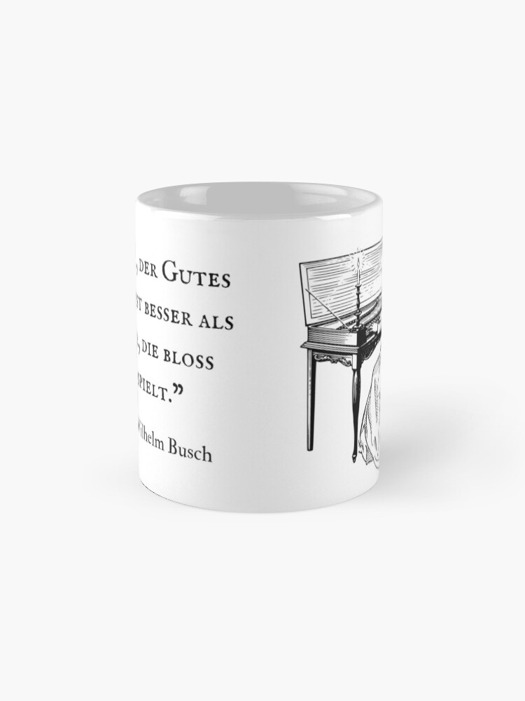Thumbnail 4 of 6, Coffee Mug, An uncle who brings good things is better than an aunt who just plays the piano. - Wilhelm Busch designed and sold by dechantsbirn.