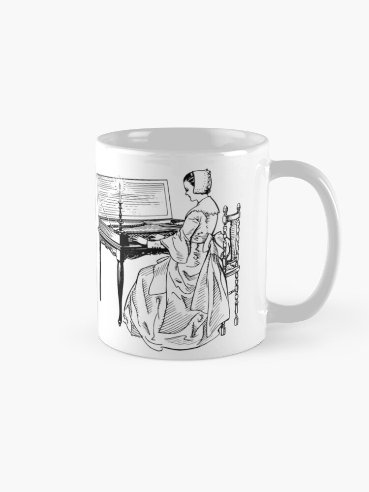 Thumbnail 5 of 6, Coffee Mug, An uncle who brings good things is better than an aunt who just plays the piano. - Wilhelm Busch designed and sold by dechantsbirn.