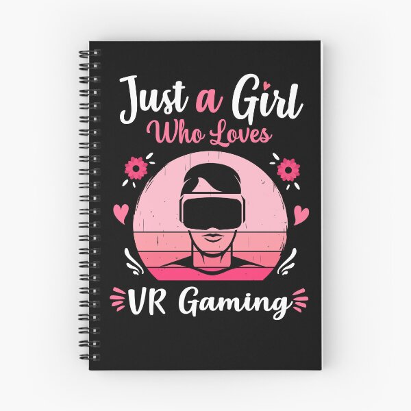 Item preview, Just A Girl Who Loves VR Gaming Pink Retro Vintage gift idea designed and sold by HN-ART.