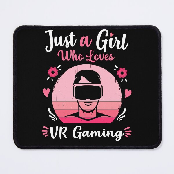 Item preview, Just A Girl Who Loves VR Gaming Pink Retro Vintage gift idea designed and sold by HN-ART.