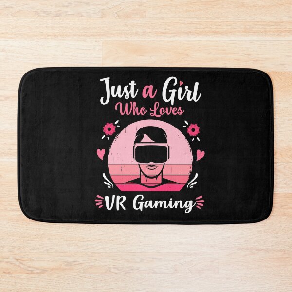 Item preview, Just A Girl Who Loves VR Gaming Pink Retro Vintage gift idea designed and sold by HN-ART.