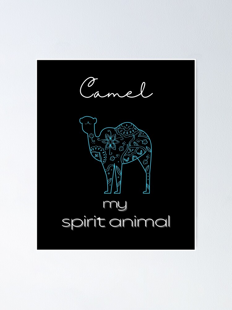 " Camel totem spirit animal Top" Poster for Sale by MagicWolfStar