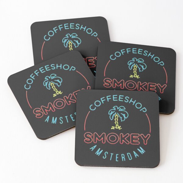Item preview, Coffeeshop Smokey Logo | Wall Art Home Decor Celestial | heckinfarout  designed and sold by Two Otters Co.