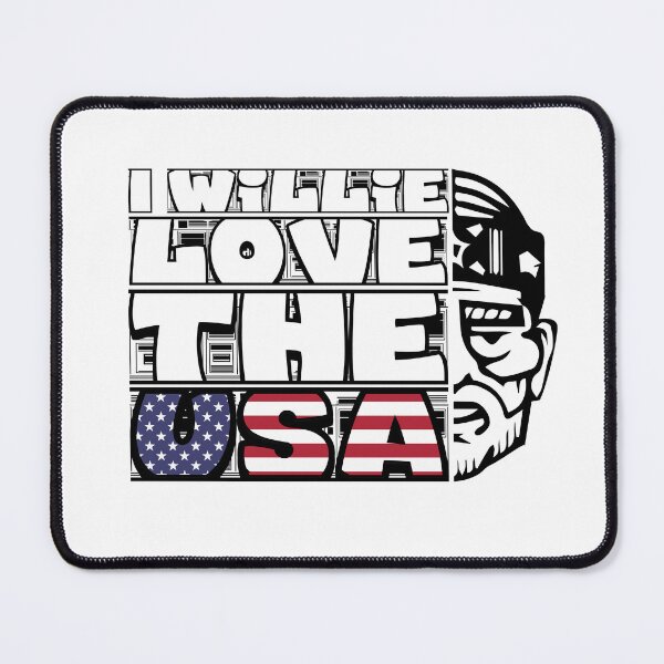 Item preview, I Willie Love The UsaCanada quotes, American country, american flag, 4th of july, Usa Independance designed and sold by comeonyassine21.