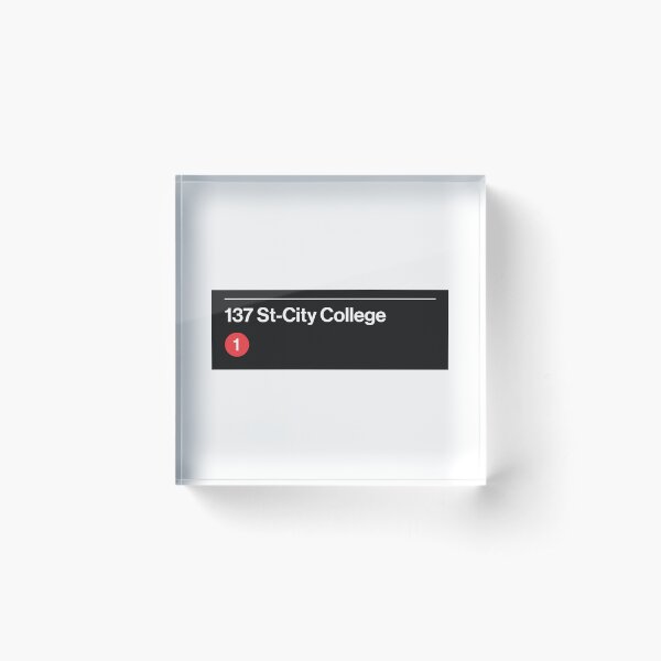 Item preview, 137 St City College Station designed and sold by MTA NY™.