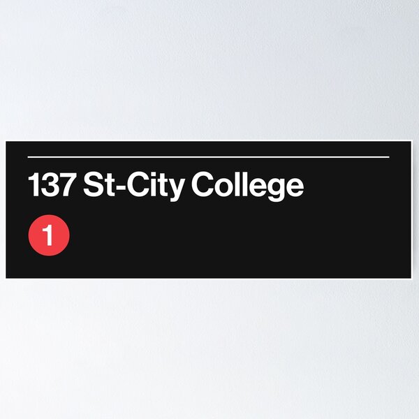 Artikel-Vorschau von 137 St City College-Station, designt und verkauft von MTA NY™.