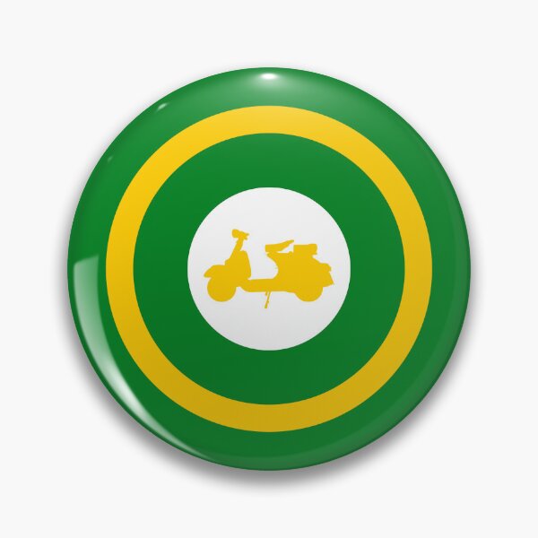 Item preview, Irish Retro Scooter Mod Roundel designed and sold by ModSupporters.