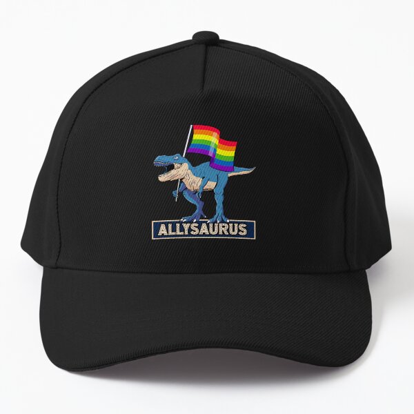 Aperçu de l'œuvre LGBTQ Gay Ally ALLYSAURUS Gay Pride and Support Design créée et vendue par Dibble Dabble Designs.