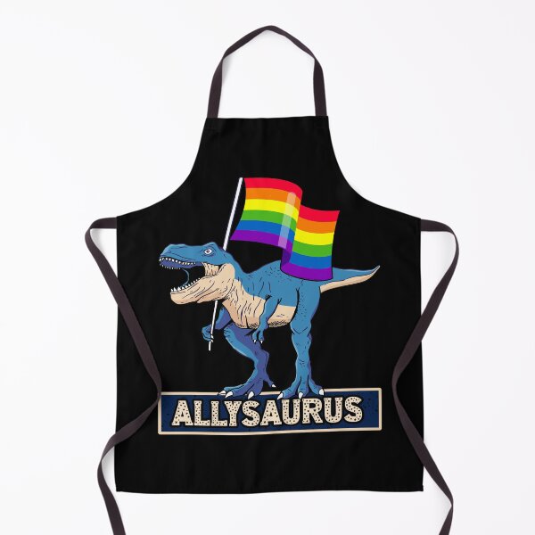 Item preview, LGBTQ Gay Ally ALLYSAURUS Gay Pride and Support Design designed and sold by Dibble Dabble Designs.