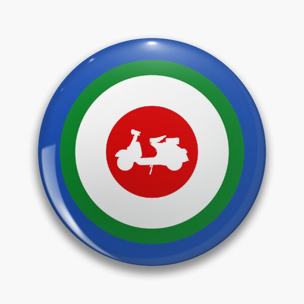 Artikelvorschau, Italia Scooter Retro-Mod-Roundel entworfen und verkauft von ModSupporters.