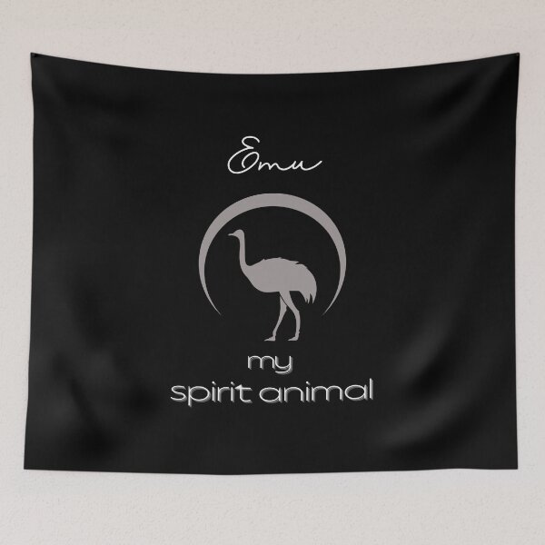 Item preview, Emu totem spirit animal T-shirt designed and sold by MagicWolfStar.