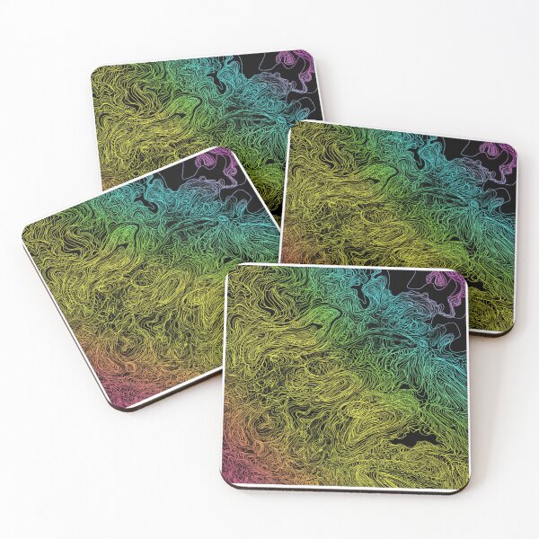 Item preview, Rainbow squiggles designed and sold by Kessem.
