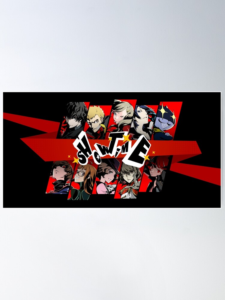 Persona 5 Royal Hold Up! Shattered Glass Group Collage Poster for Sale  by AndieDoesStuff