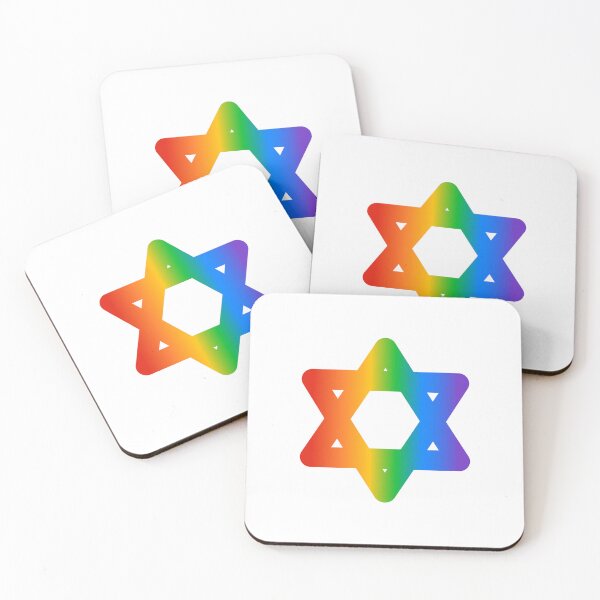 Item preview, Rainbow Star Of David Pride Gay Jew designed and sold by Inspirationmotivation.