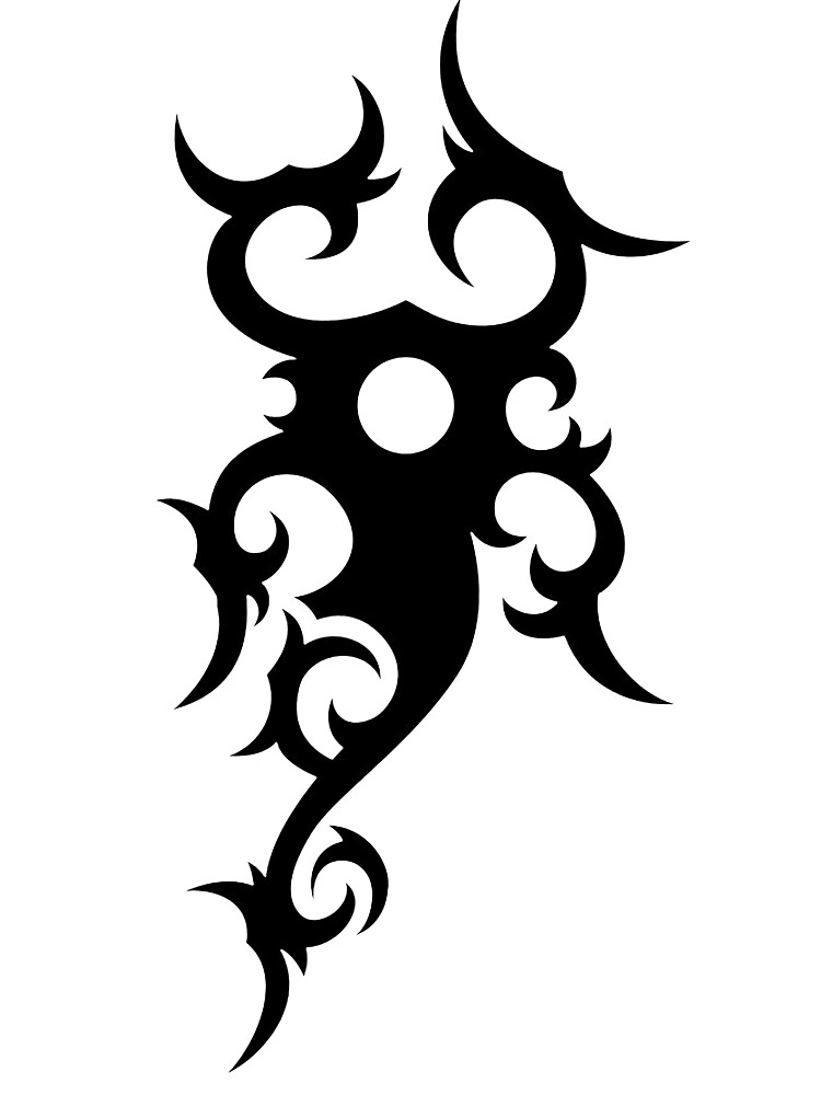 Borneo Tattoo Aso Symbol Tribe dayak ink dragon monochrome png  PNGWing
