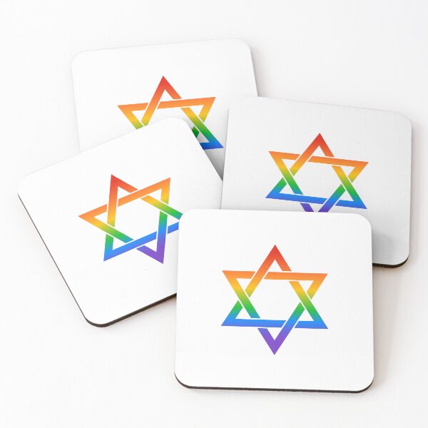 Item preview, Rainbow Star Of David Pride Gay Jew designed and sold by Inspirationmotivation.