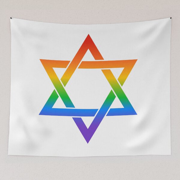 Item preview, Rainbow Star Of David Pride Gay Jew designed and sold by Inspirationmotivation.