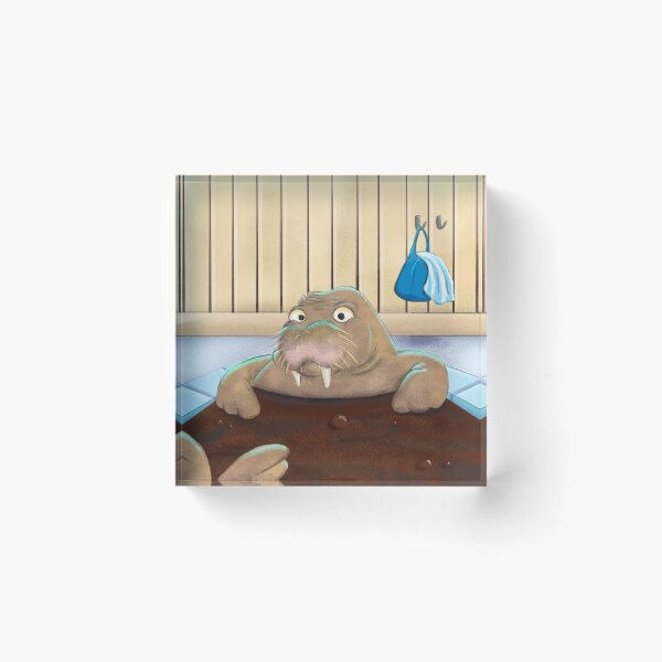 Item preview, Walrus Spa Day designed and sold by pokegirl93.