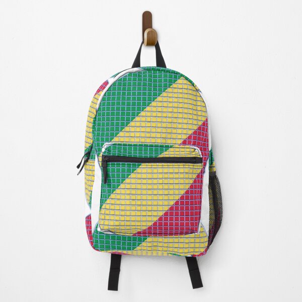 Item preview, Republic Of The Congo Flag Rounded - Squares Pixel designed and sold by MoonElite.