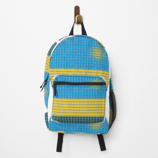 Item preview, Rwanda Flag Rounded - Squares Pixel designed and sold by MoonElite.