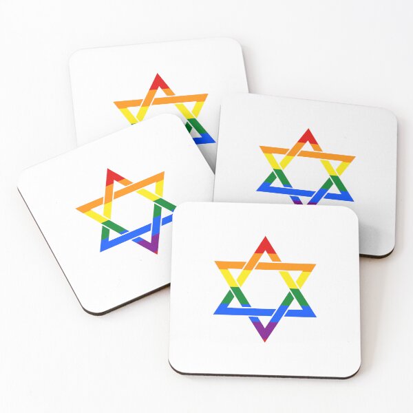 Item preview, Rainbow Star Of David Pride Gay Jew designed and sold by Inspirationmotivation.