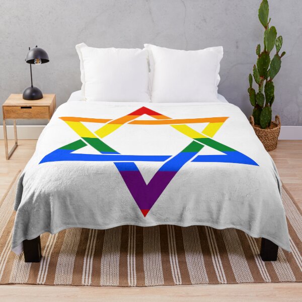 Item preview, Rainbow Star Of David Pride Gay Jew designed and sold by Inspirationmotivation.