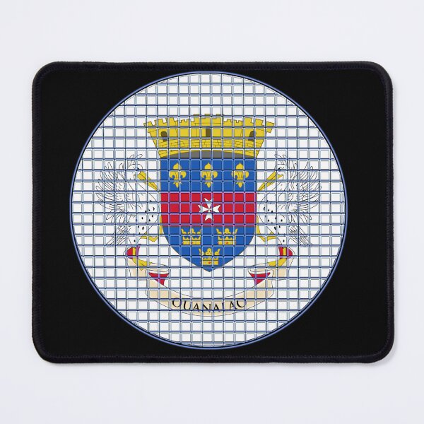 Item preview, Saint Barthelemy Flag Rounded - Squares Pixel  designed and sold by MoonElite.