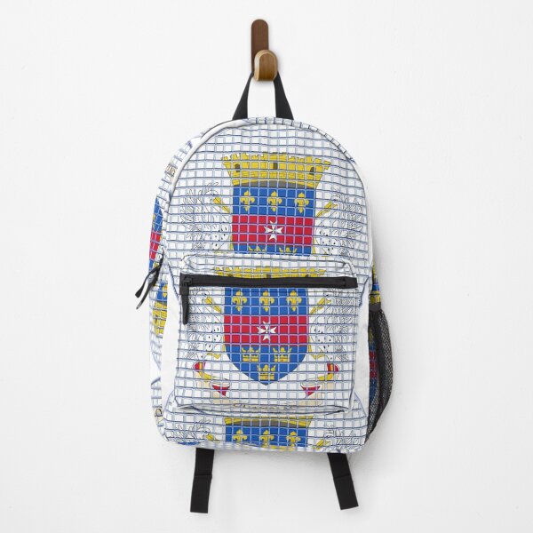 Item preview, Saint Barthelemy Flag Rounded - Squares Pixel designed and sold by MoonElite.