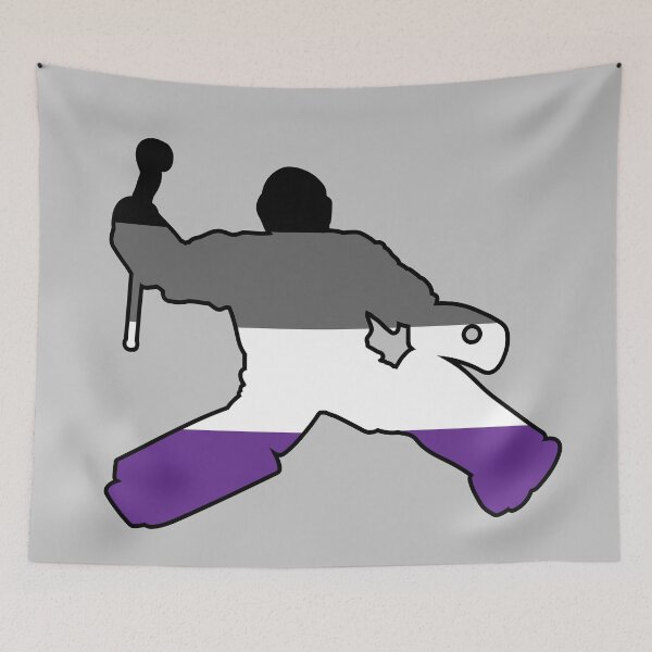 Item preview, Field Hockey Goalie: Asexual Pride designed and sold by Zia Frazier.