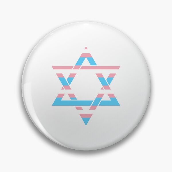 Item preview, Rainbow Star Of David trans flag transgender colors Gay Jew designed and sold by Inspirationmotivation.
