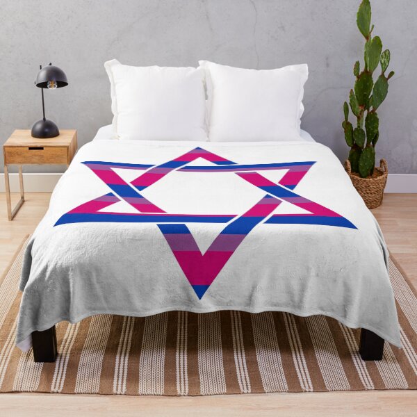 Item preview, Rainbow Star Of David Bandera bisexual Colores Orgullo designed and sold by Inspirationmotivation.