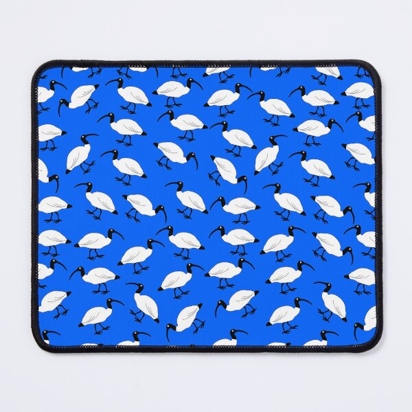 Item preview, Lots of Bin Chickens Pattern blue designed and sold by Digitaldingo.