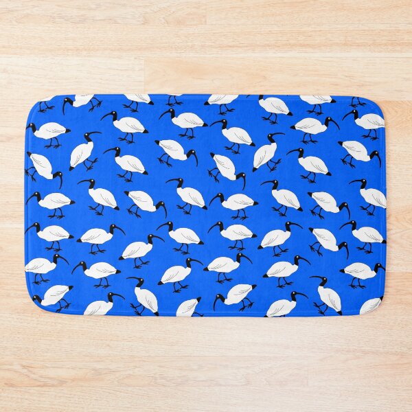 Item preview, Lots of Bin Chickens Pattern blue designed and sold by Digitaldingo.