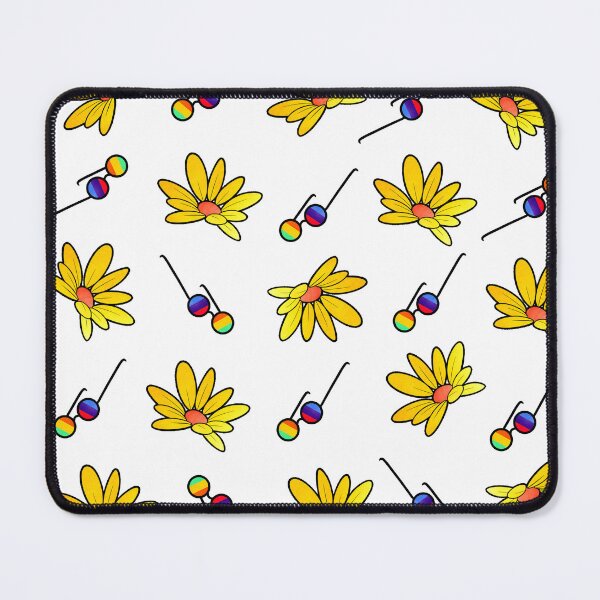 Item preview, Rainbow floral pattern designed and sold by Chiara Filincieri.