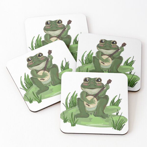 Item preview, Frog Playing Banjo  designed and sold by faithyroseart.
