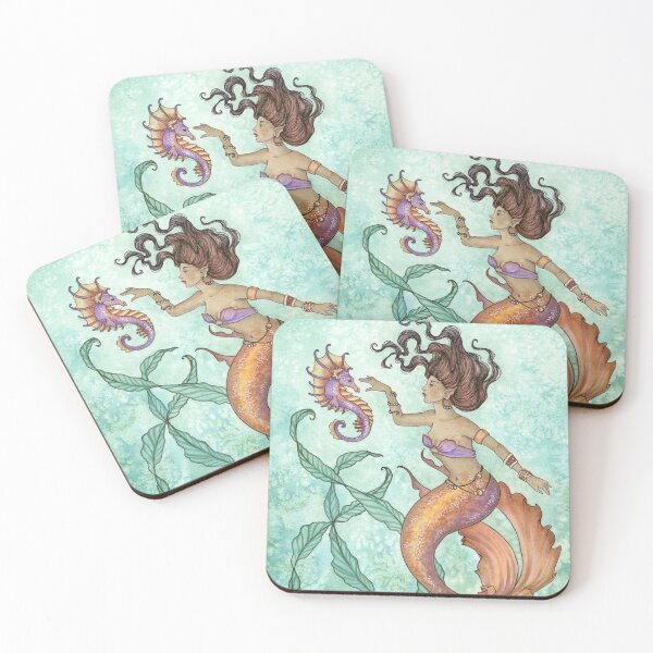 Item preview, Shy Sea Horse designed and sold by AmyBrownArt.