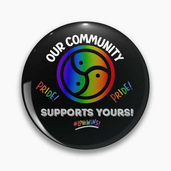 Item preview, BDSM Community supports LGBTQ,  Pride! designed and sold by JadedDesign.