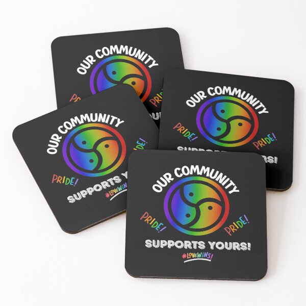 Item preview, BDSM Community supports LGBTQ,  Pride! designed and sold by JadedDesign.