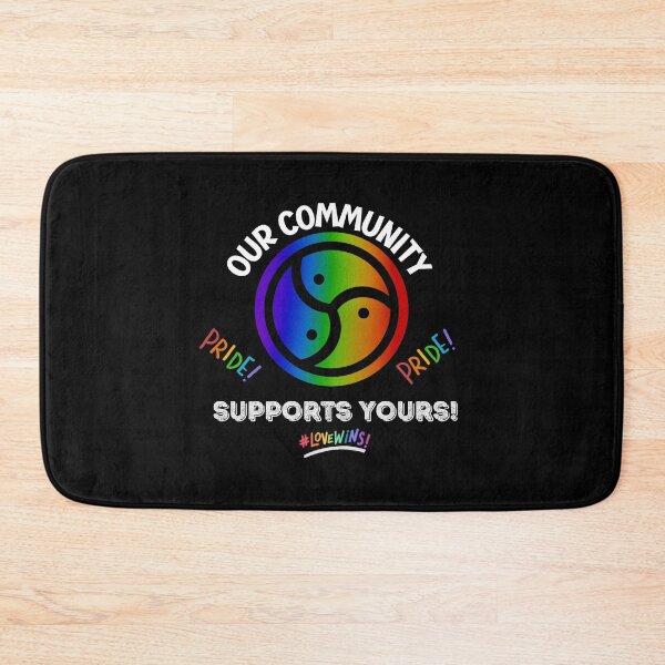 Item preview, BDSM Community supports LGBTQ,  Pride! designed and sold by JadedDesign.
