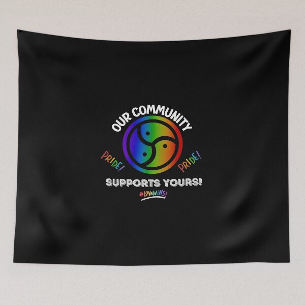 Item preview, BDSM Community supports LGBTQ,  Pride! designed and sold by JadedDesign.