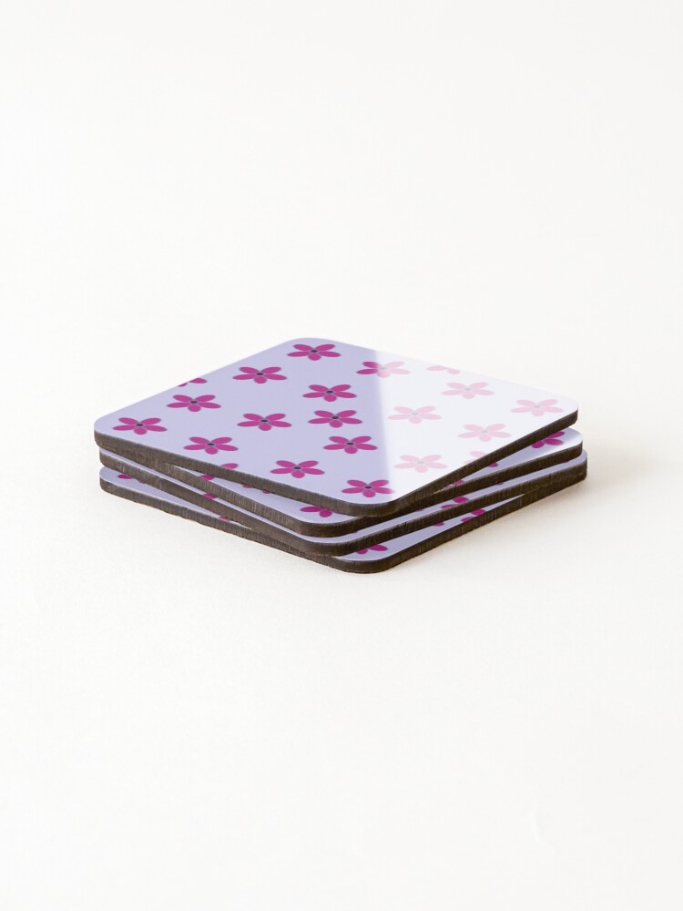Thumbnail 4 of 5, Coasters (Set of 4), Spring Flower designed and sold by SamanthaCreate.
